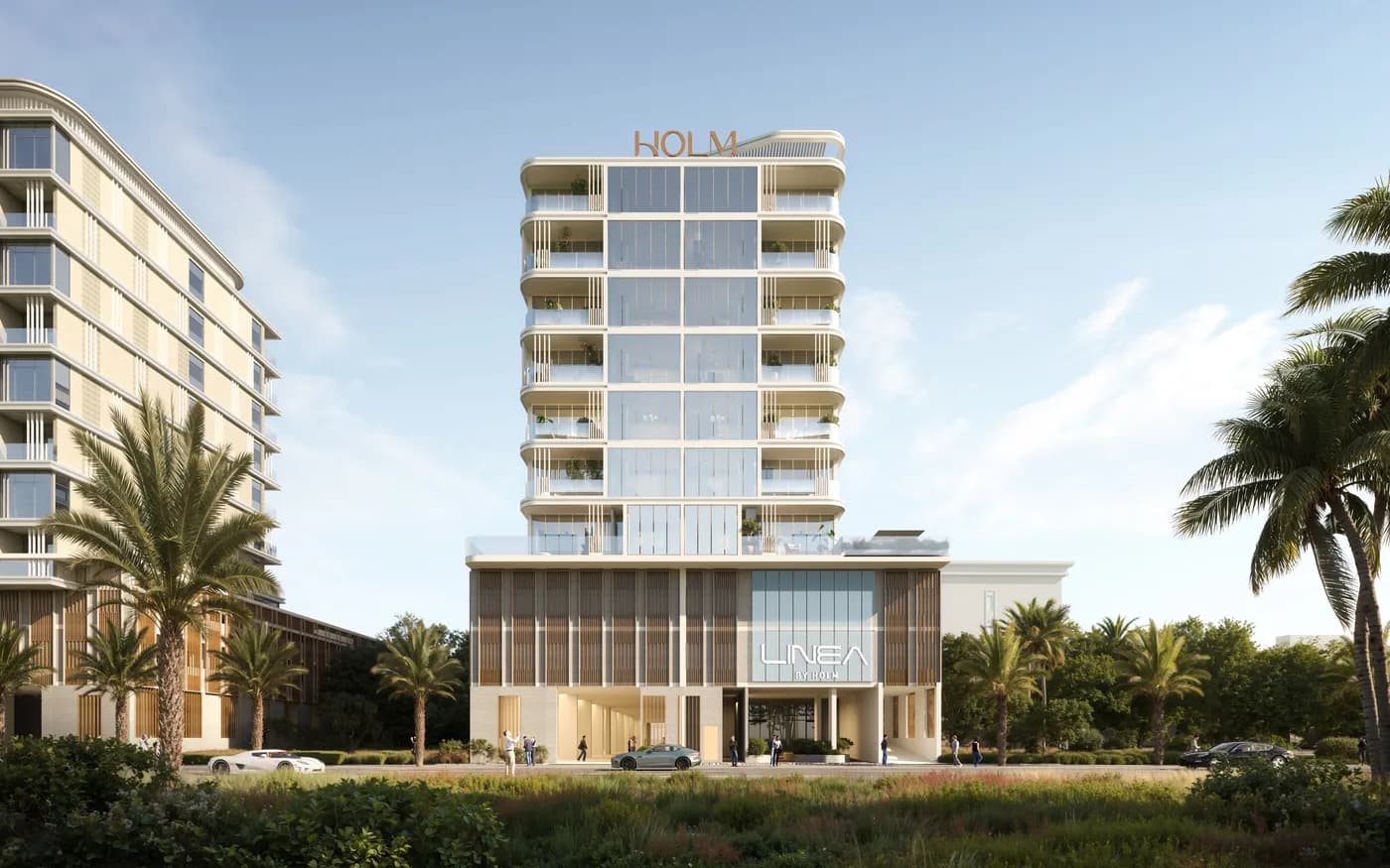 Linea by HOLM — the entrance facade